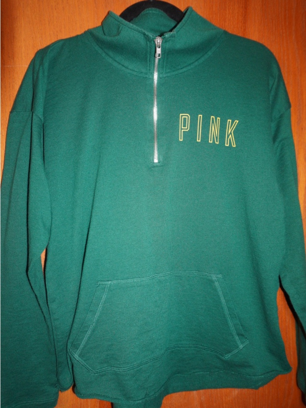 Victoria's Secret PINK GreenBay Packers Quarter Zip - Picture 2 of 6